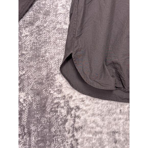 All Saints Shirt XL Mens Riviera Long Sleeve Button Down Gray - Picture 4 of 10